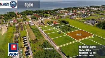 Grunt inwestycyjny na sprzedaż Gąski